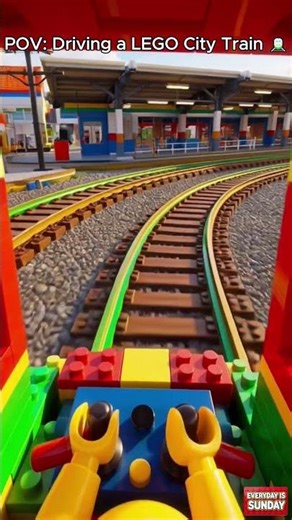 POV: Driving a LEGO City Train 🚆