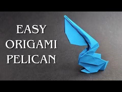 Origami PELICAN tutorial | How to make a paper pelican
