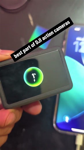 just look at the charging speed .. wow.. #unleashtheexplore #djiaction6 #djiactioncamera #dji360