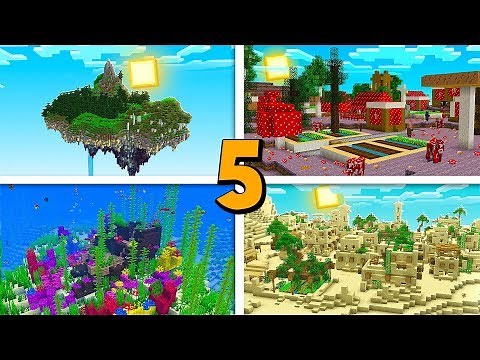 5 MONDES SECRETS DANS MINECRAFT !