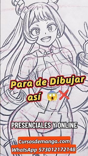 Como Dibujar Cuerpo completo Anime femenino 😱❌✨ #Nejire #anime #drawing #animeart #drawingtutorial