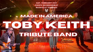 Looking for the PERFECT holiday gift for the Toby Keith fan in your life? 🎁🇺🇸 Give them an unforgettable trip to NASHVILLE to see MADE IN AMERICA – A TRIBUTE TO TOBY KEITH live at the legendary Chiefs On Broadway! 🤠🔥 Even better… special guest Rich Eckhardt — Toby Keith’s actual lead guitarist of 25 years in the Easy Money Band — will be joining the show! 🎸🤘 Tickets are on sale now and start at just $27 — an incredible deal for a one-of-a-kind experience. 🎟️✨ 👉 Ticket link https://www.t