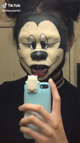 Colorful Mickey Mouse on Disney Channel