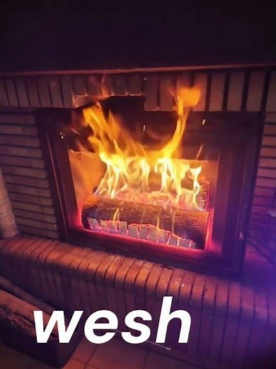 La cheminée prend feu