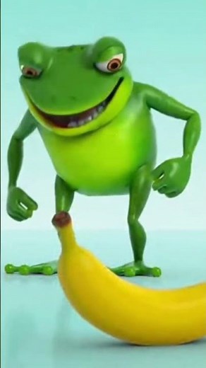 👉 Frog vs Banana (This Was a Trap 😱 #funny #funnyimages #funnymemes