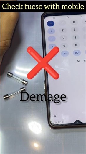 Feuse testing with smartphone #shorts #electricalengineering #electricalwiring