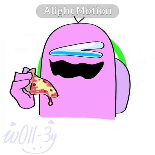 Pink!! #art #amongus #alightmotion#rodamrix#pink