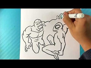 AMAZING How to Draw SPIDER-MAN vs VENOM vs ANTIVENOM