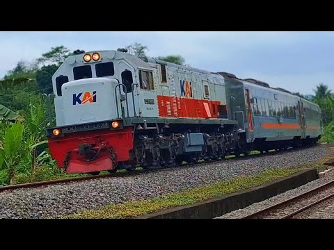 KERETA API PANJANG‼️ HUNTING 30 KERETA API NGEBUT DI PERLINTASAN MENIKUNG