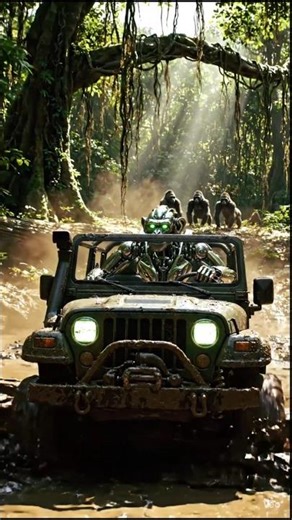 “ये बंदर… कुछ सेकंड में बन जाएगा FUTURE ROBOT 😳🔥”🐒➡️🤖 From Jungle King 😱🔥#Transformation #AIShorts