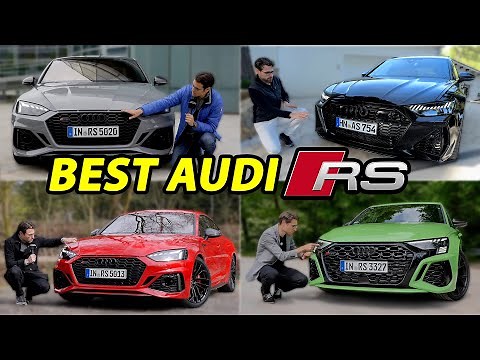 Best Audi RS comparison: Audi RS3 vs RS5 vs RS6 vs RS7 vs RSQ3 vs RSQ8 vs RS e-tron GT