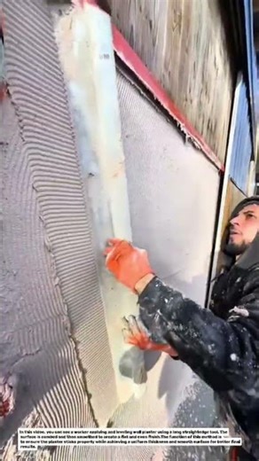Perfect Wall Finishing Technique – Fast Plaster Leveling Method!.
