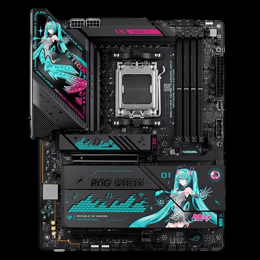ROG STRIX X870E-H GAMING WIFI7 HATSUNE MIKU EDITION | ROG Strix | Gaming Motherboards｜ROG - Republic of Gamers｜ROG USA