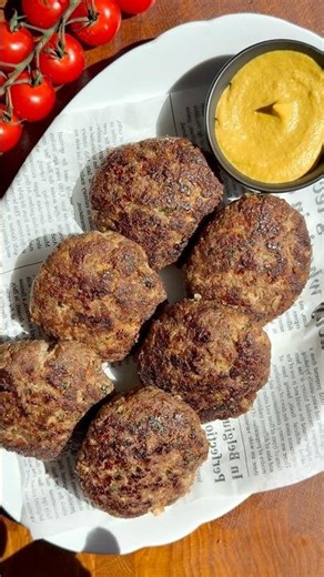 Crispy Pan-Fried Meatballs
