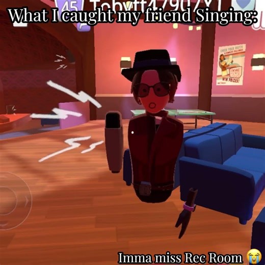 ‪@Tobytt47YT3‬ singing California Girls in Rec Room (I dared him to sing it)