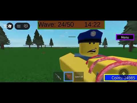 First vid of my channel beating wave 30 on summoner zombie defence or szd for short