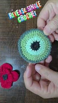 Reverse Single Crochet Two MinutesTutorial | Border Tutorial | #Reversesinglecrochet