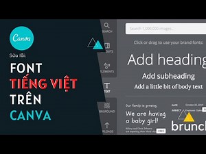 Sửa lỗi font tiếng việt trên canva | Làm video không khó.