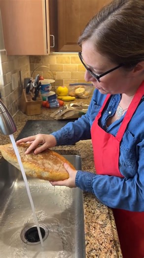 No more stale bread - I wish I new this trick sooner. I will never toss stake bread again! #bread 🎬 This video was produced by Network Media and Rebecca JS | Rick Lax