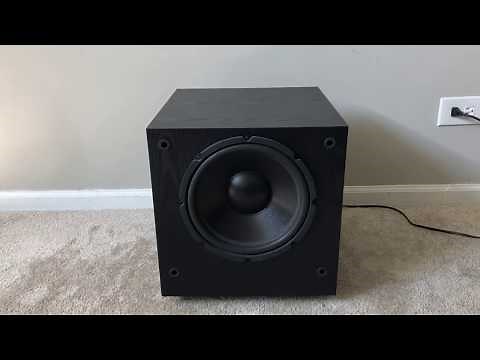 RCA PRO-SW120P Home Theater Powered Active Subwoofer
