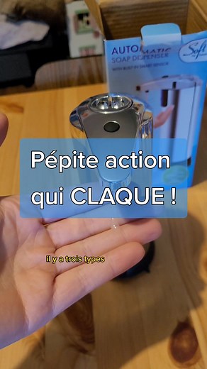 Je teste le distributeur automatique de savon de chez ACTION !