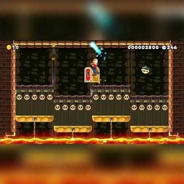 Larry's Castle by ĞŁÏŤ(Ħ [GLITCH] #shorts 🍄Super Mario Maker 2 Switch 2 No Commentary #dwb