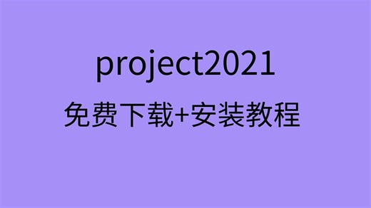 project2021破解版project2021安装教程project2021激活教程