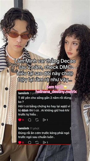 Vừa h@n vừa yêu #lamminh #matrandinhmenh #decao #viral #destinymatrix