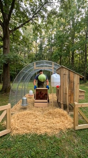 DIY Chicken Coop & Run Build | Complete Backyard Chicken Habitat Timelapse