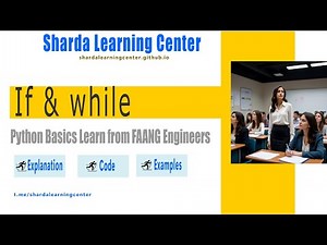 Day 2 Part 1 Python Basics Tutorial – If Statement & While Loop Explained with Examples