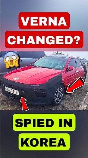 New Hyundai Verna Facelift Spied in Korea 2026 | Full Reveal, Specs & Features!