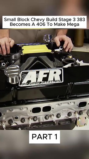 Small Block Chevy Build Stage 3 383 Becomes A 406 To Make Mega | Enginebuildcar1