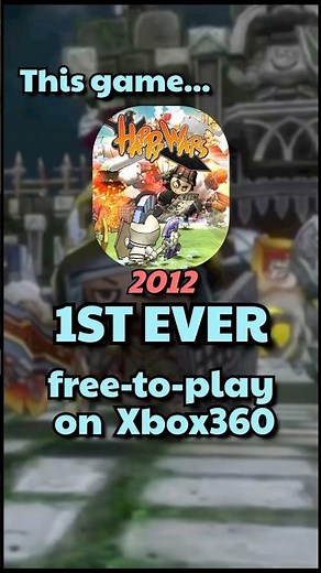 This game was the FIRST free-to-play EVER on Xbox360 | #happywars #xbox360 #gaming
