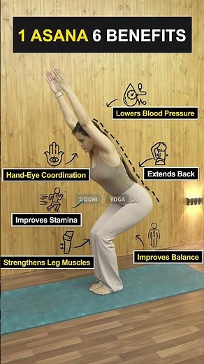 Benefits of Utkatasana (Chair Pose) | Siddhi Yoga