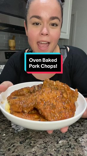 Oven Baked Pork Chops with Italian Dressing Marinade
