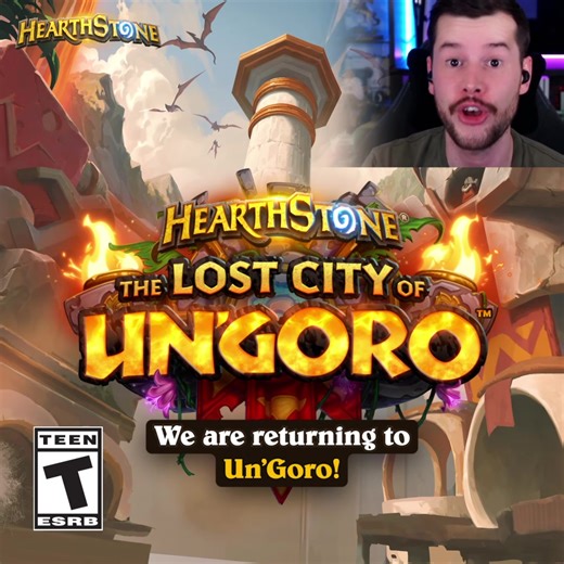 The Lost City of Un’Goro is back! Unlock wild cards, cosmetics, and colossal value now. | Hearthstone