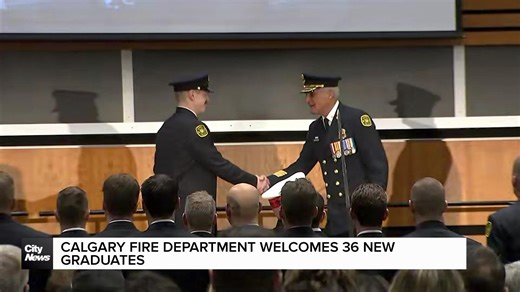 Calgary Fire Department welcomes 36 new graduates