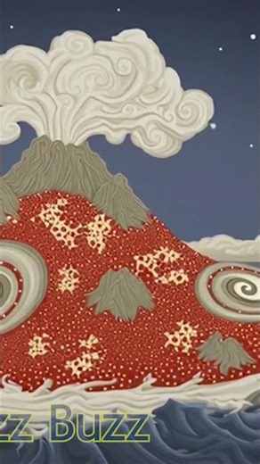 ✈️ “Flying over Earth’s most famous volcanoes !” #scienceforkids #kidslearning #huzzbuzz #short