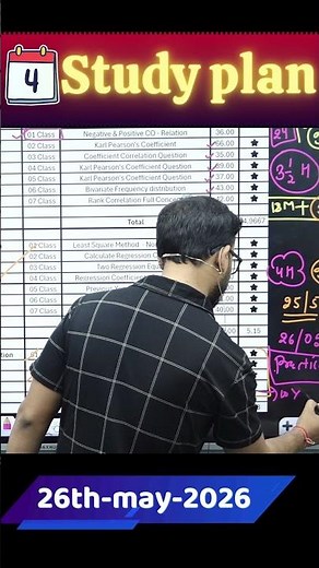 Day 4 study plan Exam strategy For Business Statistics | Most Important Topic & Chapter | BCom Sem 4
