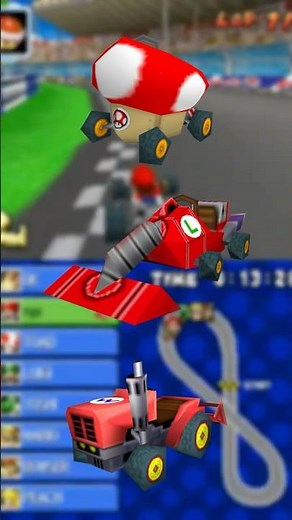 The weird signature karts of Mario Kart DS