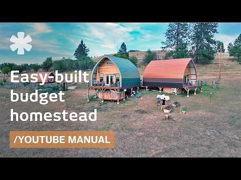 68 & starting fresh: building DIY 2-cabin dream homestead from scratch