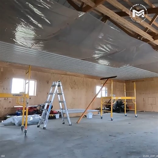 2.1K views | Complete Metal Ceiling Installation | MR Post Frame | Facebook