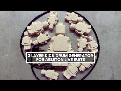 Techno Kick Drum Generator for Ableton (with rack)