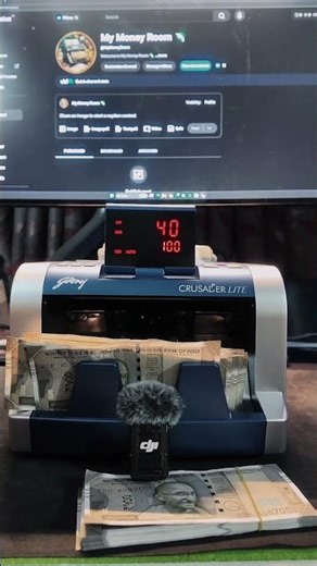 Note Counting Machine Fails #money #doller #note #fast #trending #youtube #shorts #fun