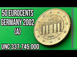 50 Euro Cents 2002 GERMANY - RARE 337.745.000