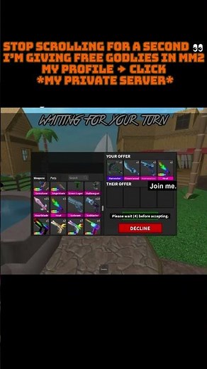 MM2 Free Godly Giveaway 🔥 Join Fast!