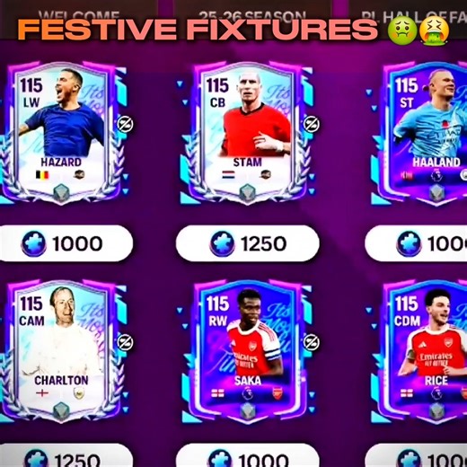 FESTIVE FIXTURES X RECORD BREAKERS 😅🤣 #eafc24 #fifamobile #fifa #eafc #shorts