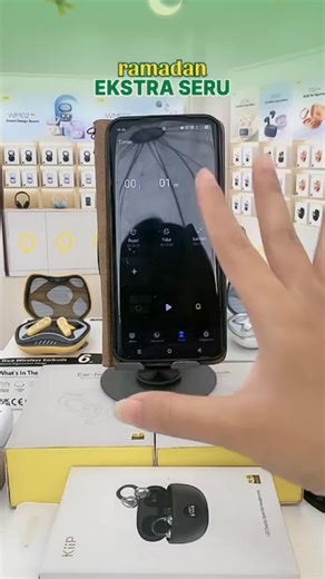 KiiP Wireless DTH12 OWS Ear Clip Earphone Bluetooth TWS AI Noise Cancellation Stereo