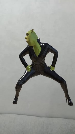 Dynamic Dance Performance in Full-Body Suit