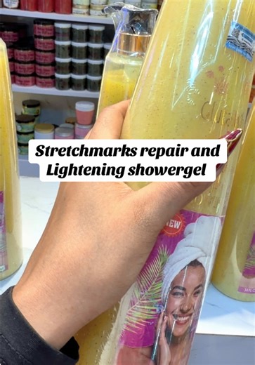 Repairing Stretch Marks with Lightening Shower Gel